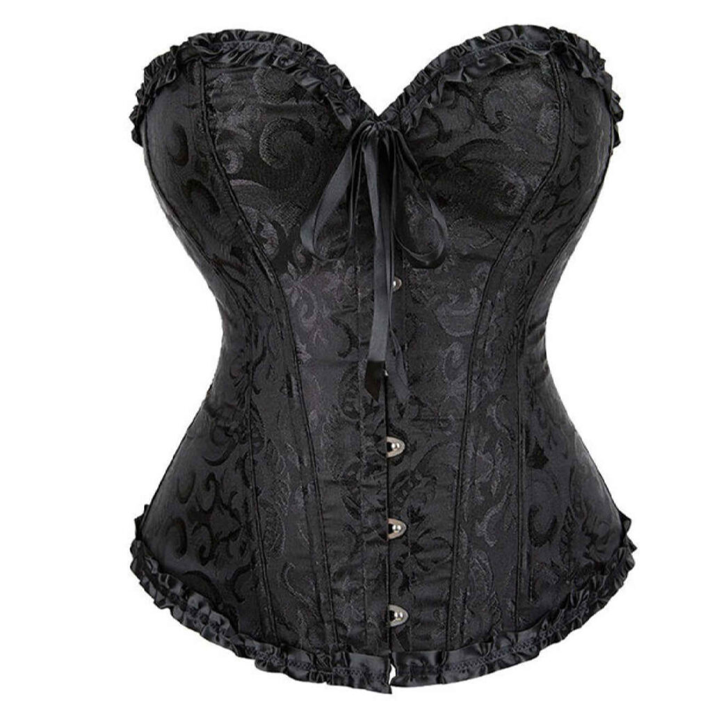 Bustier corset – Basque burlesque à baleines