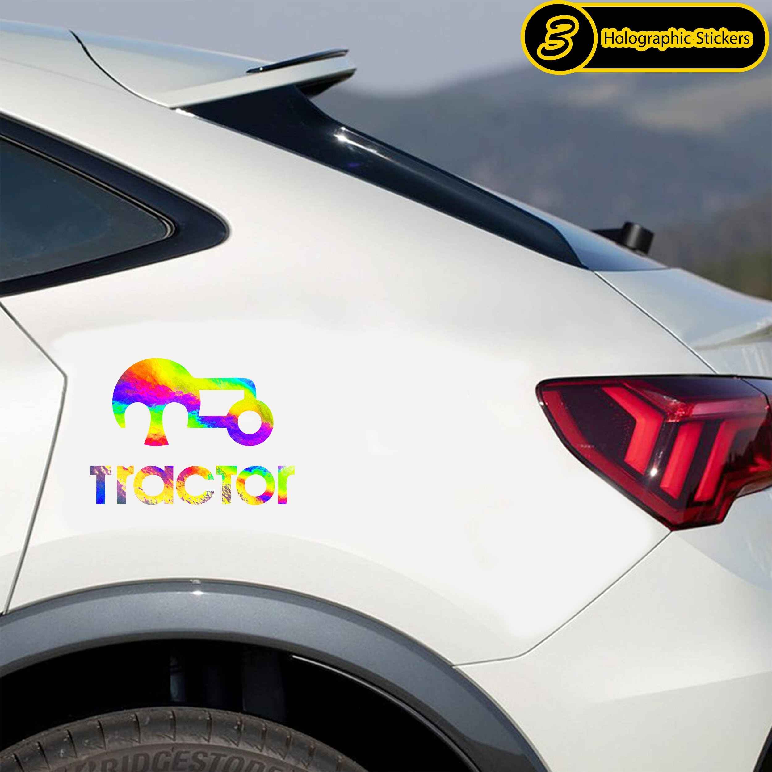 Autocollant Voiture – Design Équipe de Football Tractor Tabriz