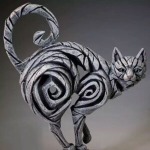 Figurine décorative de chien en laiton – Sculpture décorative élégante