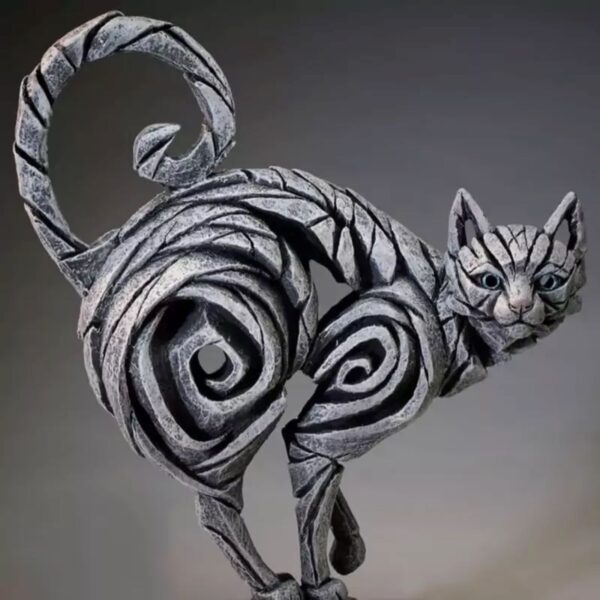 Figurine décorative de chien en laiton – Sculpture décorative élégante