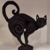 Figurine décorative de chien en laiton - Sculpture décorative élégante