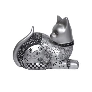 Sculpture de chat en polyester ensemble de 3 – Art élégant et durable pour votre maison