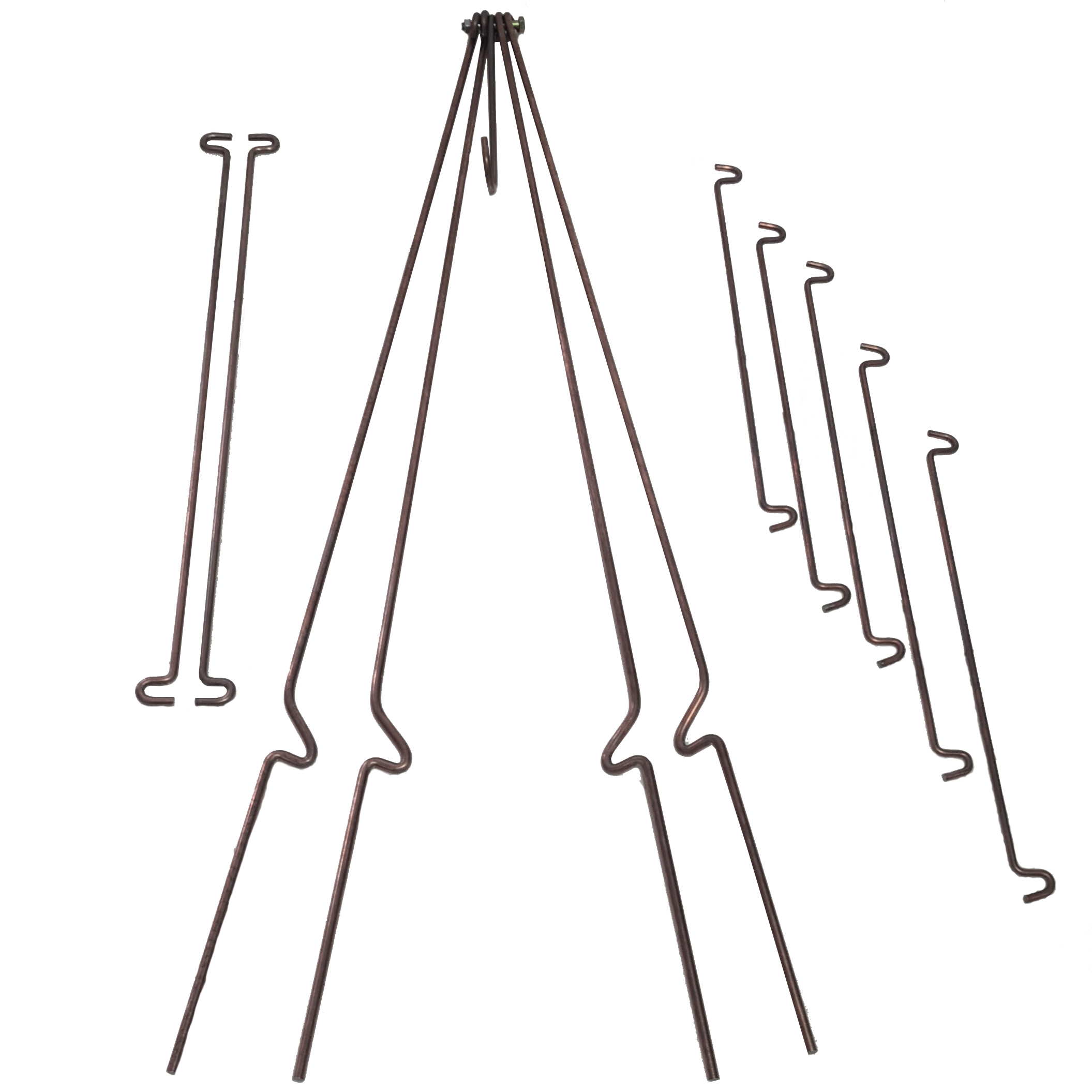 Trépied de Cuisine en Fonte pour Camping – Support de Cuisine Extérieur Durable et Réglable pour Feux de Camp et Cuisine en Plein Air