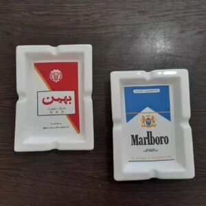 Cendrier en céramique – Design nostalgique iranien, accessoire de fumeur élégant