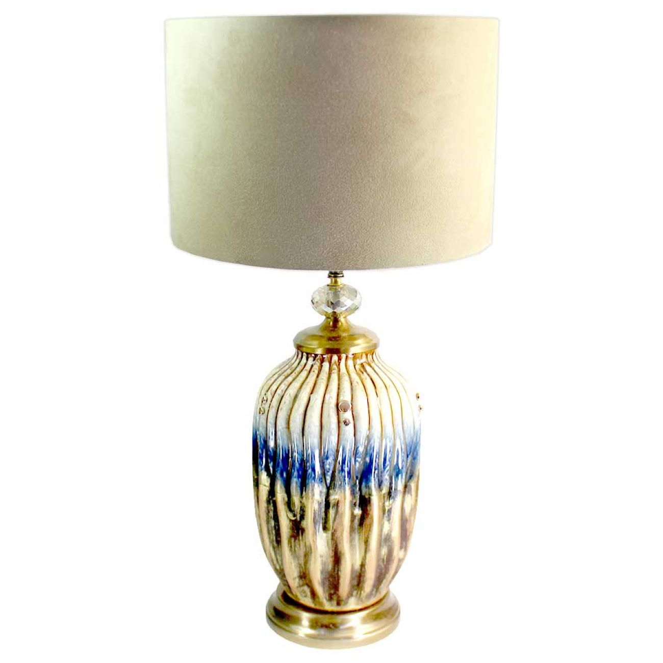 Lampe de table en céramique – mélange parfait de fonctionnalité et de style avec design unique