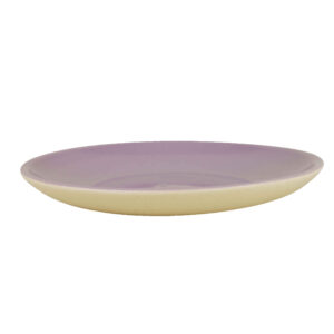 Assiette en céramique – Motif pastel, compatible micro-ondes et lave-vaisselle