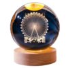 Lampe boule de cristal – veilleuse féerique grande roue