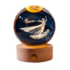 Lampe boule de cristal – veilleuse féerique inspirée de Frozen (Elsa)