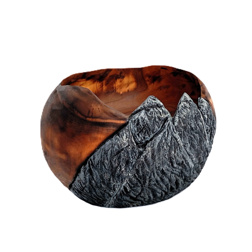 Bol décoratif en bois – Une touche de charme rustique