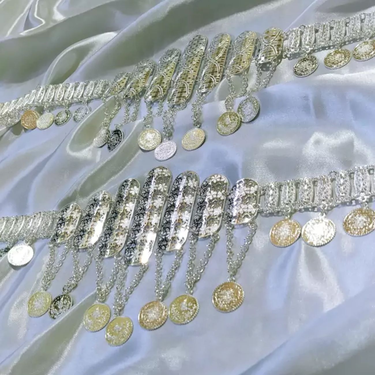 Ceinture Élégante en Acier Inoxydable Kurde – Durable, Anti-Rouille, et Parfaite pour les Vêtements Formels