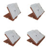 Support à livres en bois pliable – Parfait pour livres, tablettes et ordinateurs portables