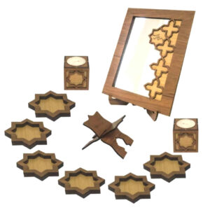 Ensemble Haft-Seen – Parfait pour célébrer Nowruz avec un design géométrique
