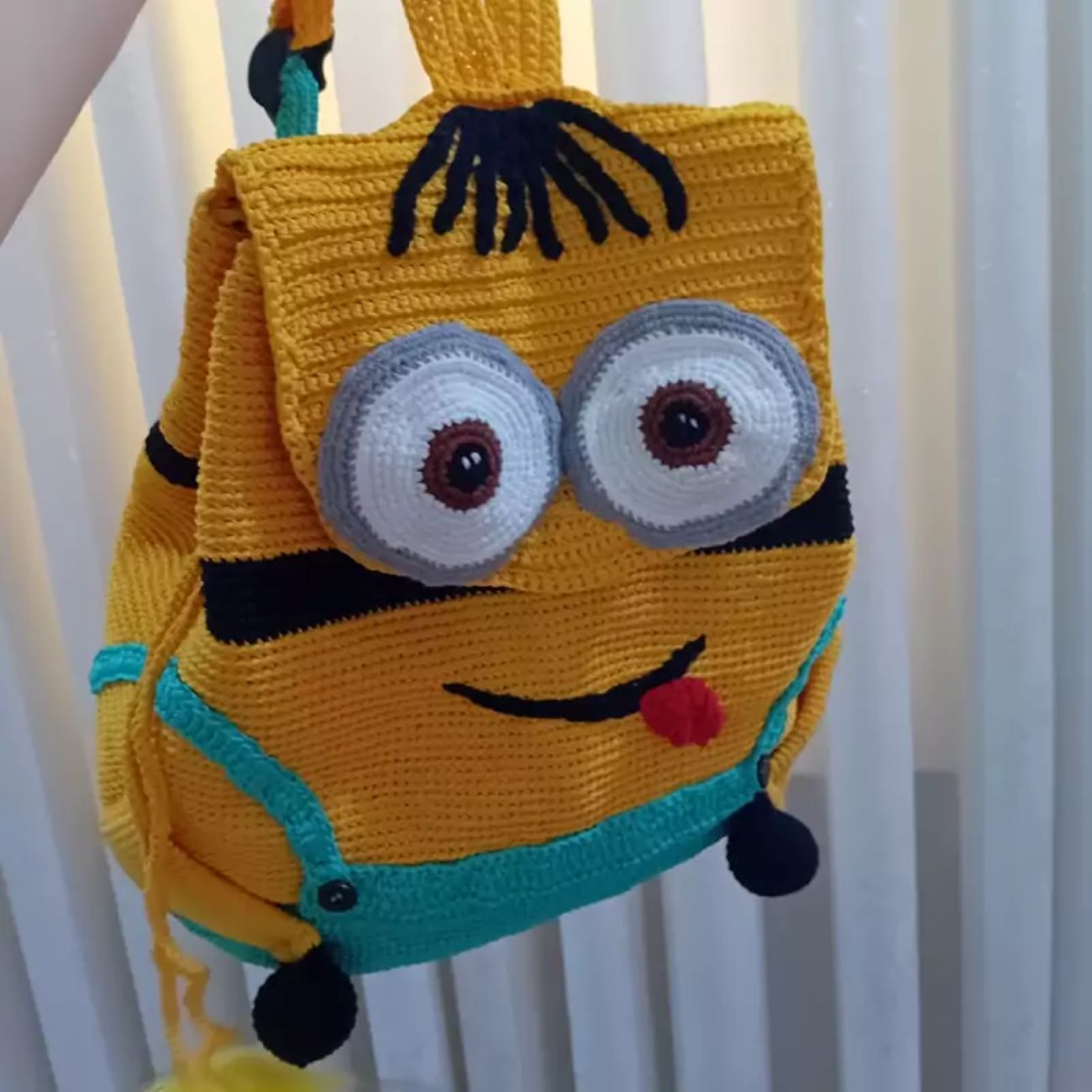 Sac au Crochet Fait Main Design Minion pour Enfants – Mignon, Amusant et Unique