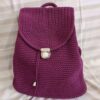 Sac au Crochet Fait Main Unique et Élégant pour Toutes Occasions en Violet