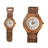 Horloge de Bureau en Bois Fait Main - Mélange de Savoir-Faire et de Design Classique