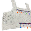 Top court en crochet tissé à la main pour femmes avec design macramé