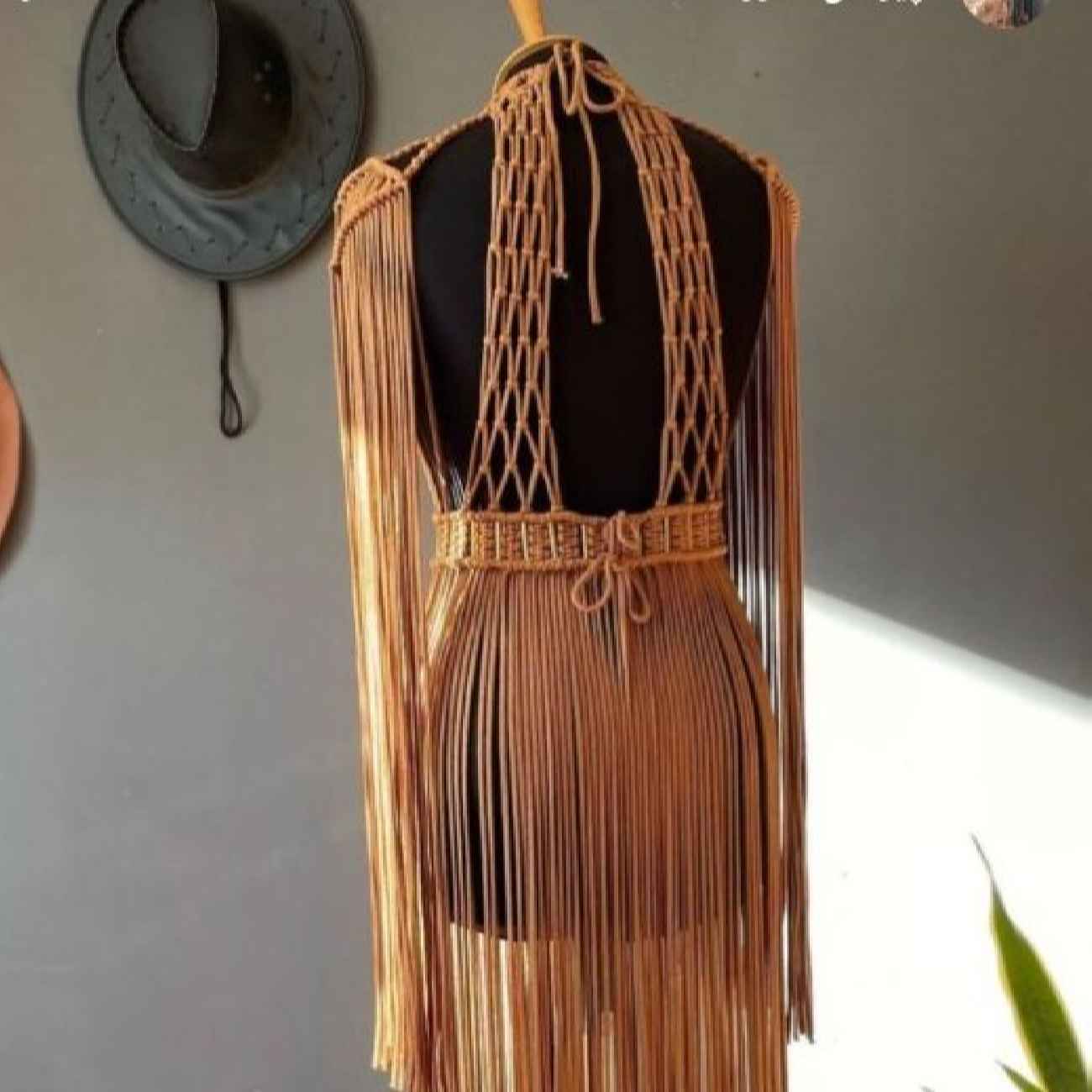 Robe macramé tissée à la main – Respirante et idéale par temps chaud