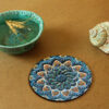 Sous-verres en bois inspirés de l'Iran - Artisanat ancien et style moderne (Ensemble de 6)