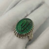 Bague en argent pour homme avec Agate gravée - Design Hasbi Allah