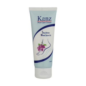 Crème pour Crevasses des Pieds Kanz – Réparation Intensive pour Pieds Secs & Fissurés, 300 ml (Pack de 4)