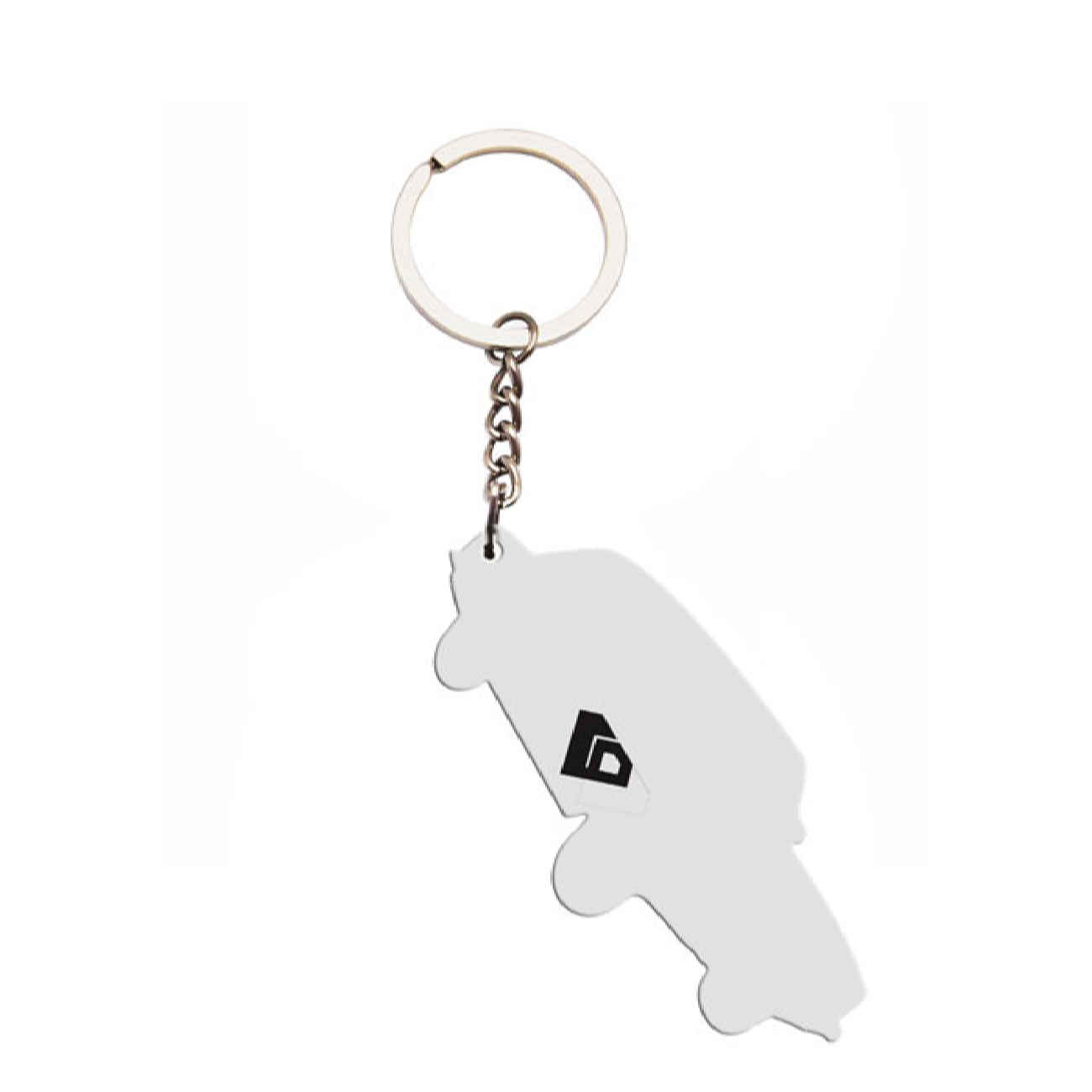 Porte-clés Modèle de Voiture Paykan en Blanc – Parfait pour Collectionneur