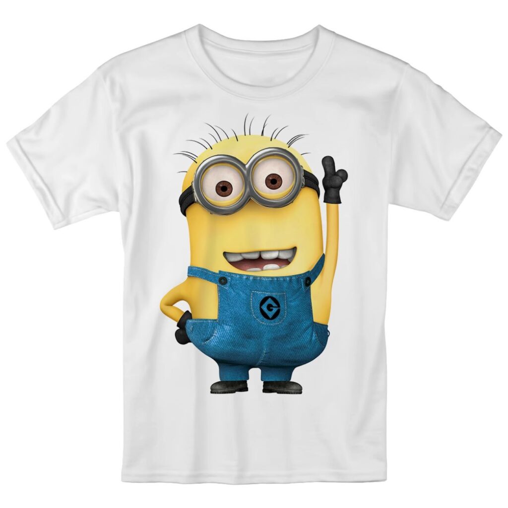 T-shirt pour garçon inspiré des Minions - Design amusant et coloré pour votre petit aventurier