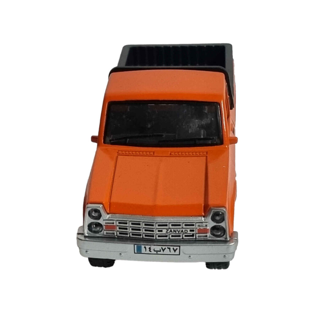 Camion pickup jouet Nissan Junior 2000 Diecast - adapté au transport de fret en orange