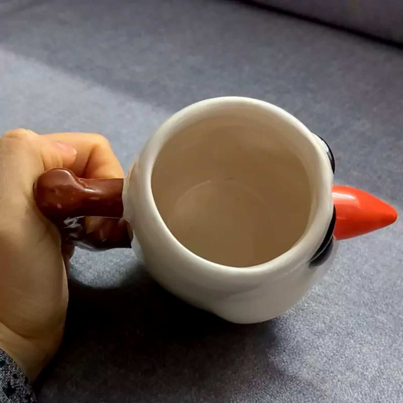 Mug figuratif en céramique fantaisie Olaf Parfait pour les moments hivernaux chaleureux