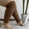 Paire de chevillières en laine et genouillères parfaites pour une utilisation toute la journée et pour soulager la douleur et l'inconfort