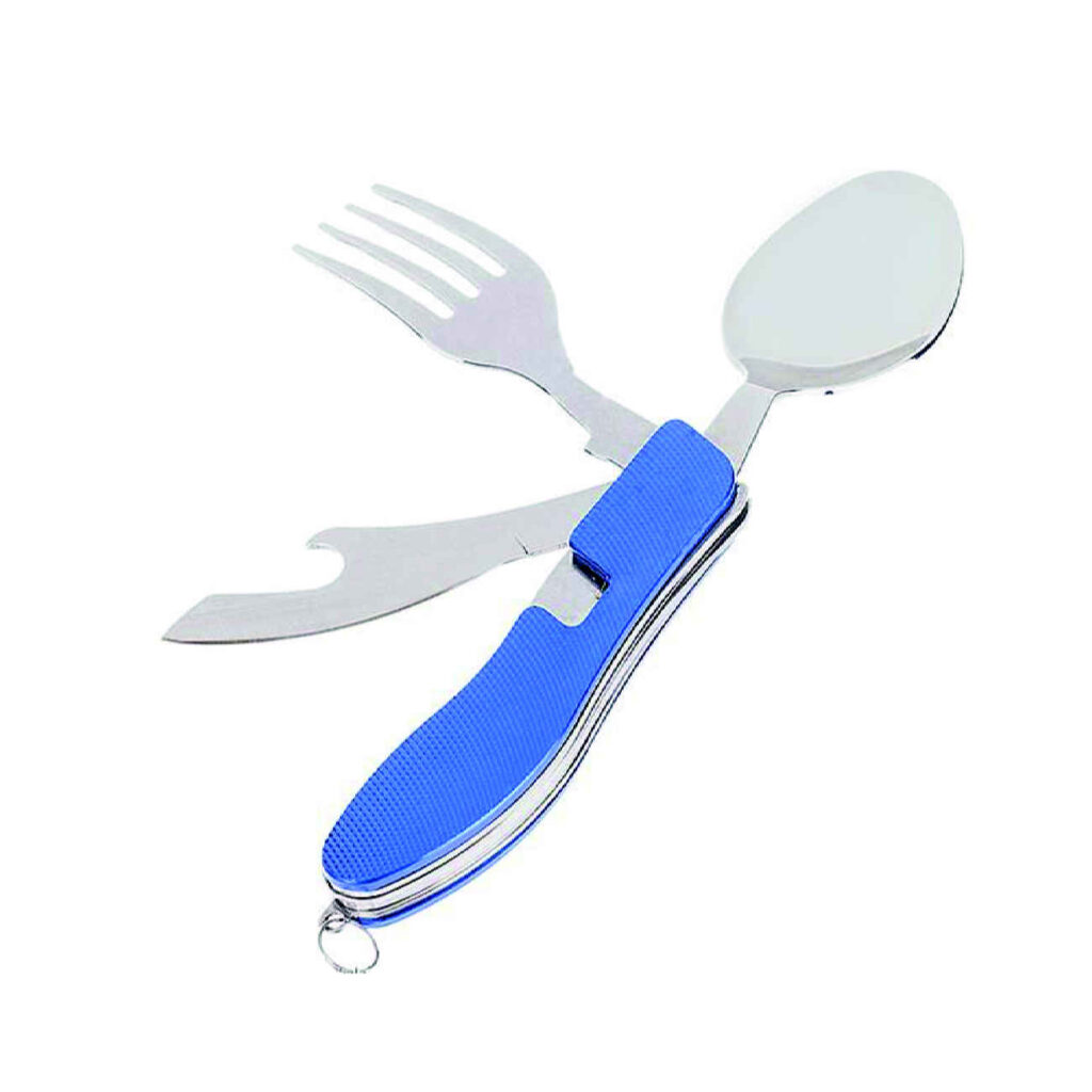 Ensemble de Couverts de Voyage Portable, Compact, Idéal pour le Camping et les Transports Quotidiens