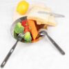 Ensemble de Couverts de Voyage Portable, Compact - La Solution Parfaite pour les Repas en Plein Air