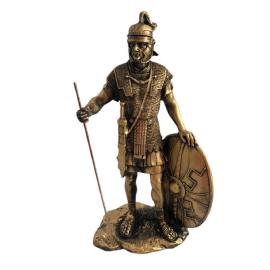 Statue de soldat ancien roumain de luxe - Parfaite pour sublimer le style de votre intérieur