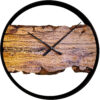 Horloge Murale en Bois Rustique Artisanale Écologique pour Toute Pièce