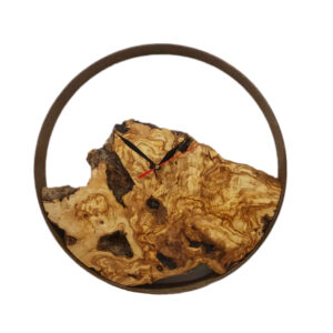 Horloge Murale en Bois Rustique – Décoration Maison Écologique