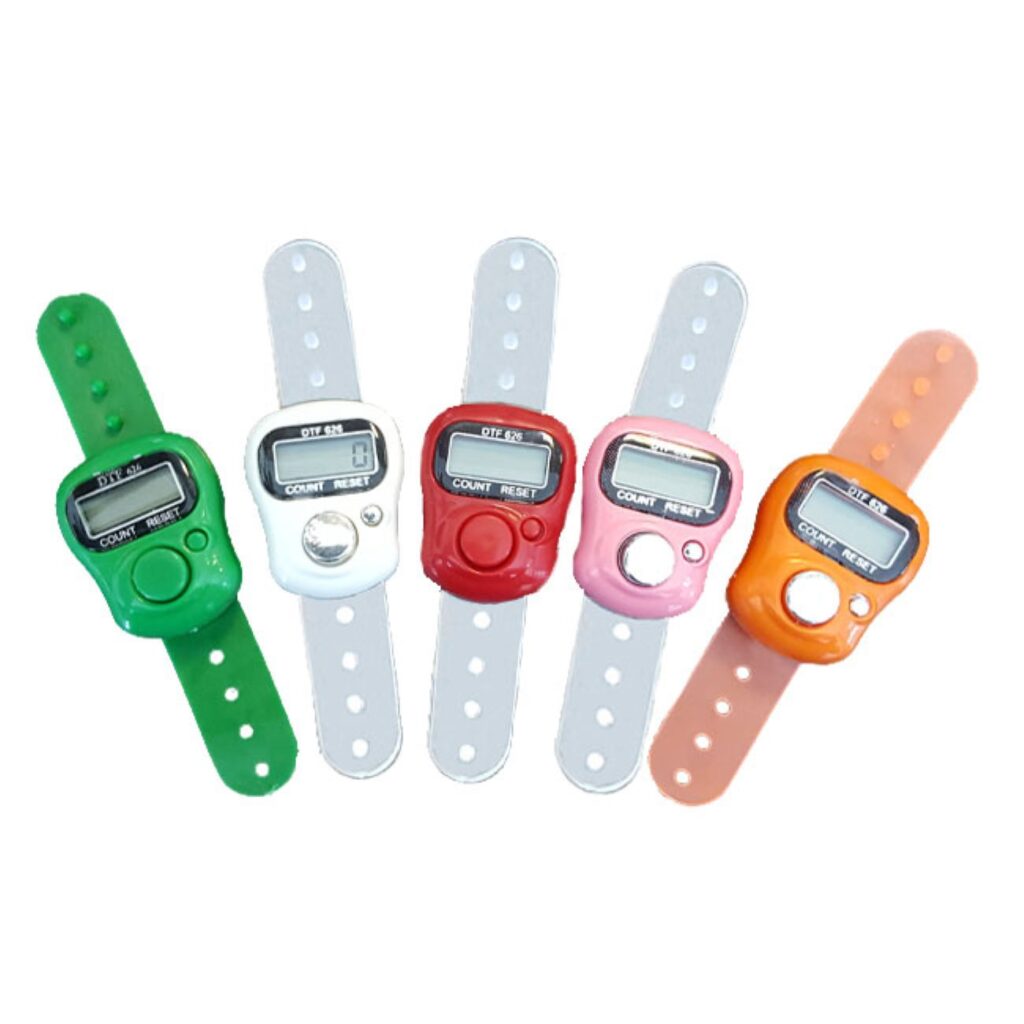 Compteur de Salawat dans un design coloré Facile à utiliser pour vos prières 5 pièces