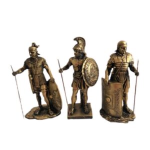 Set of 3 Roman Soldier Statues – Premium Quality, Perfect for Collectors and Home Décor