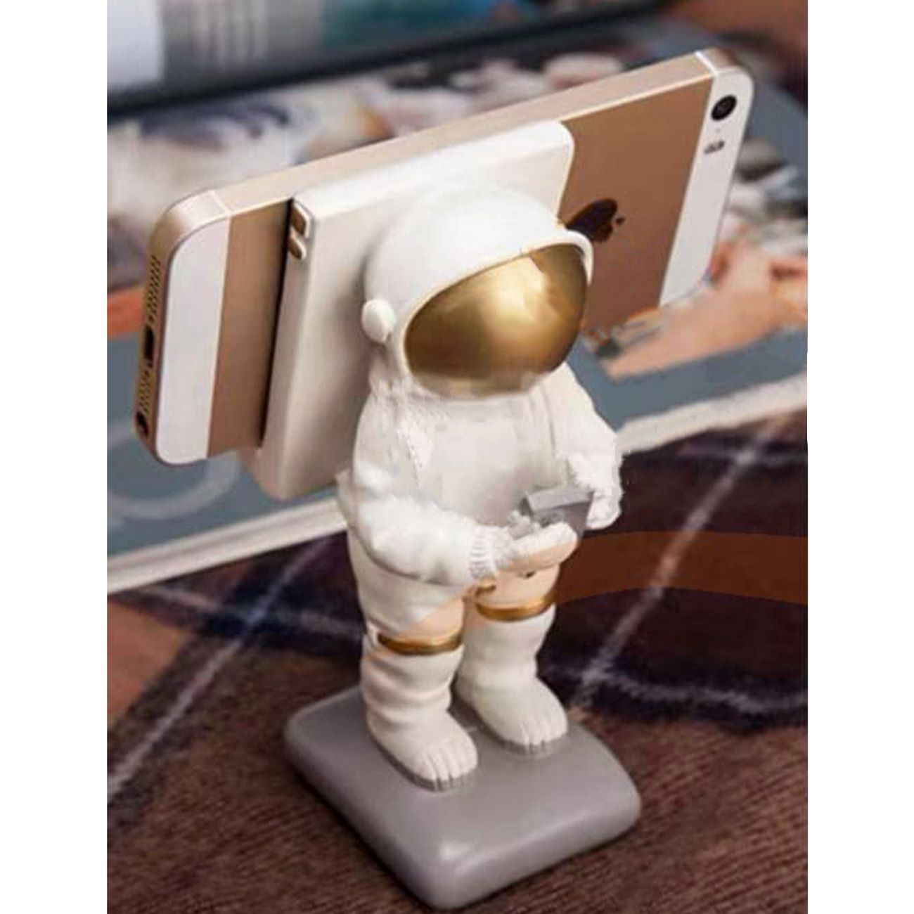 Ensemble de 4 figurines décoratives d’astronautes – Pour une décoration intérieure stellaire