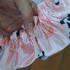 Soft Silk Satin Sleep Bonnet Hat with Panda Design for Restful Nights in Pink
