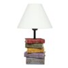Lampe artistique en forme de livres empilés – design unique et créatif pour les amoureux des livres