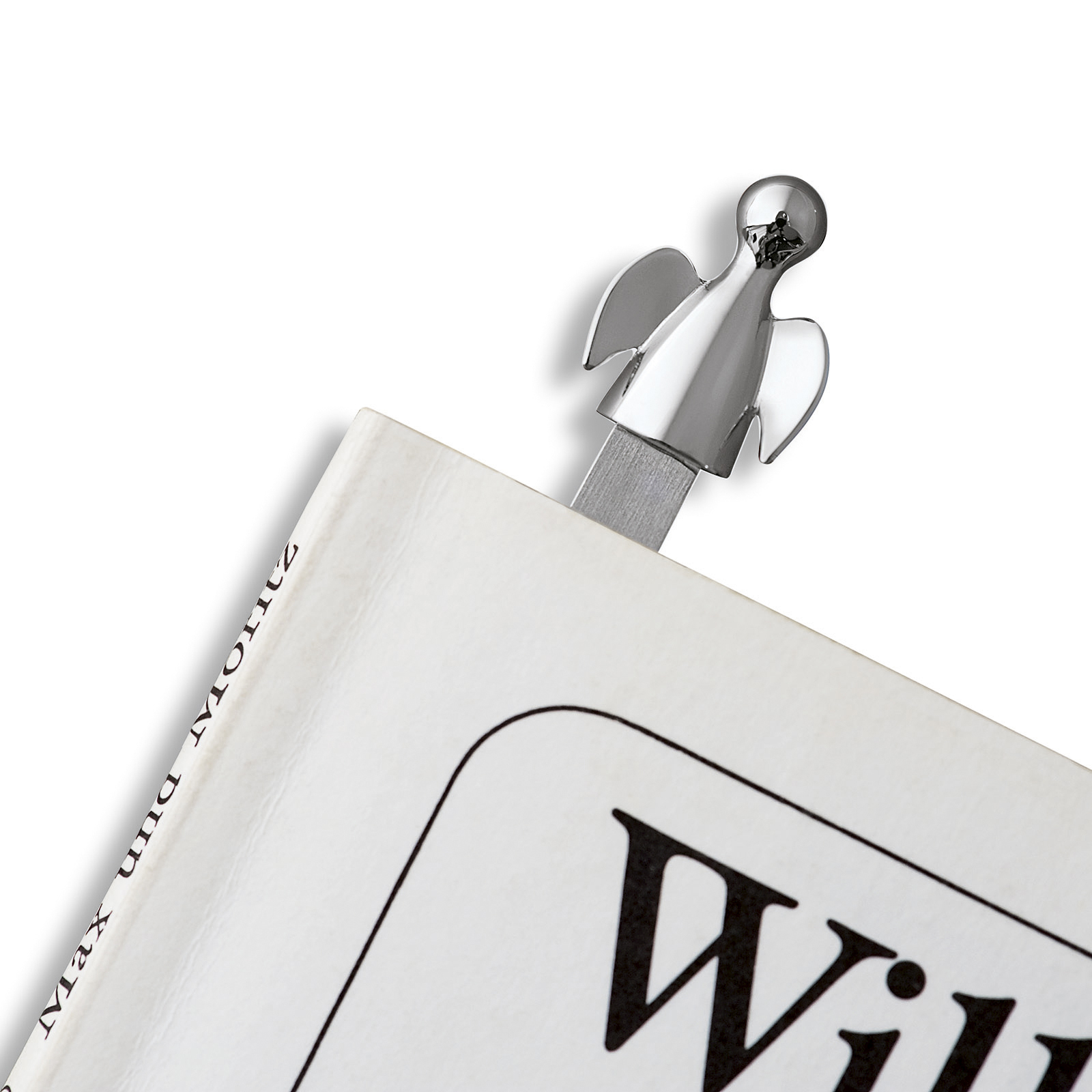 Marque-pages en métal (acier) – Motif ange – Légers & Élégants – Lot de 2