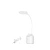 Lampe d’étude 3-en-1 – lampe de bureau, support téléphone et pot à crayons – idéale pour l’étude et la chambre