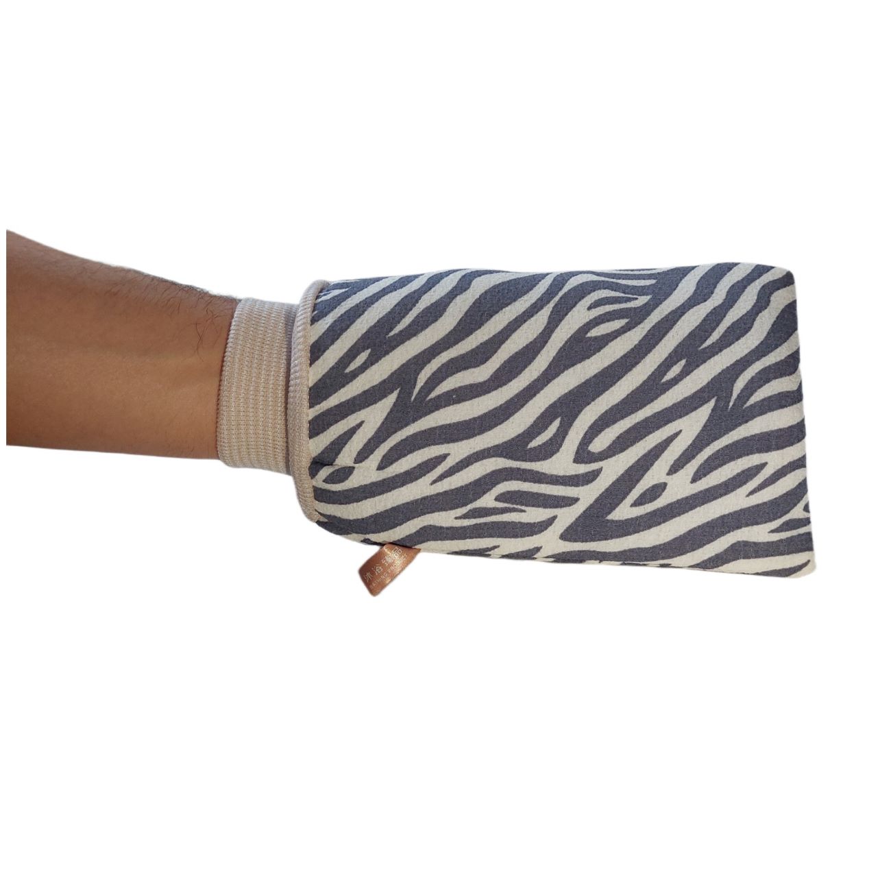 Gant de bain traditionnel persan pour adultes – Motif rayé, idéal pour éliminer les cellules mortes (5x)