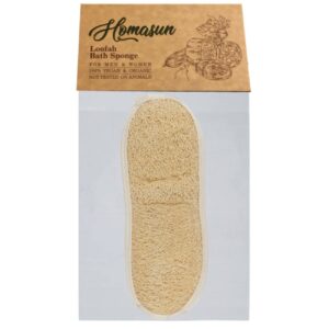 Éponge de bain loofah végane pour le visage et le corps – Exfoliant naturel pour une peau lisse et saine (2x)