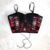 Top cami brodé Balochi pour femmes