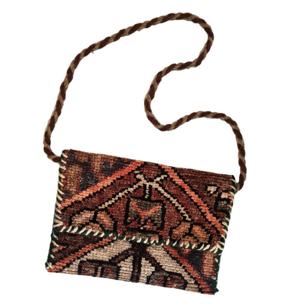 Sac Bandoulière Kilim pour Femme – Motif Traditionnel Carré