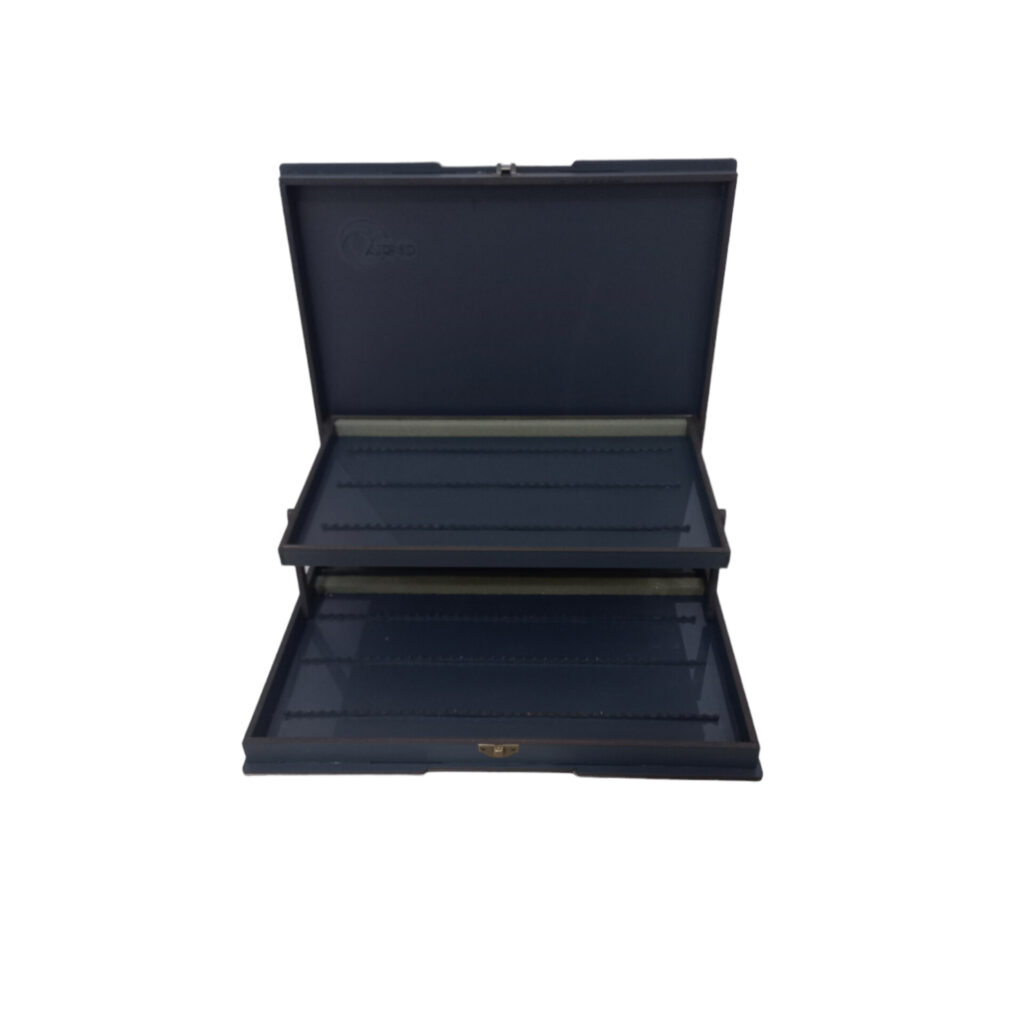 Coffret en bois de 120 crayons – Rangement professionnel de qualité