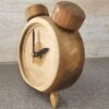 Horloge de Bureau en Bois - Style Minimaliste - Parfaitement Conçue pour un Bureau Chic