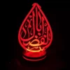 Lampe de nuit 3D Hazrat Abbas, symbole de loyauté et de force