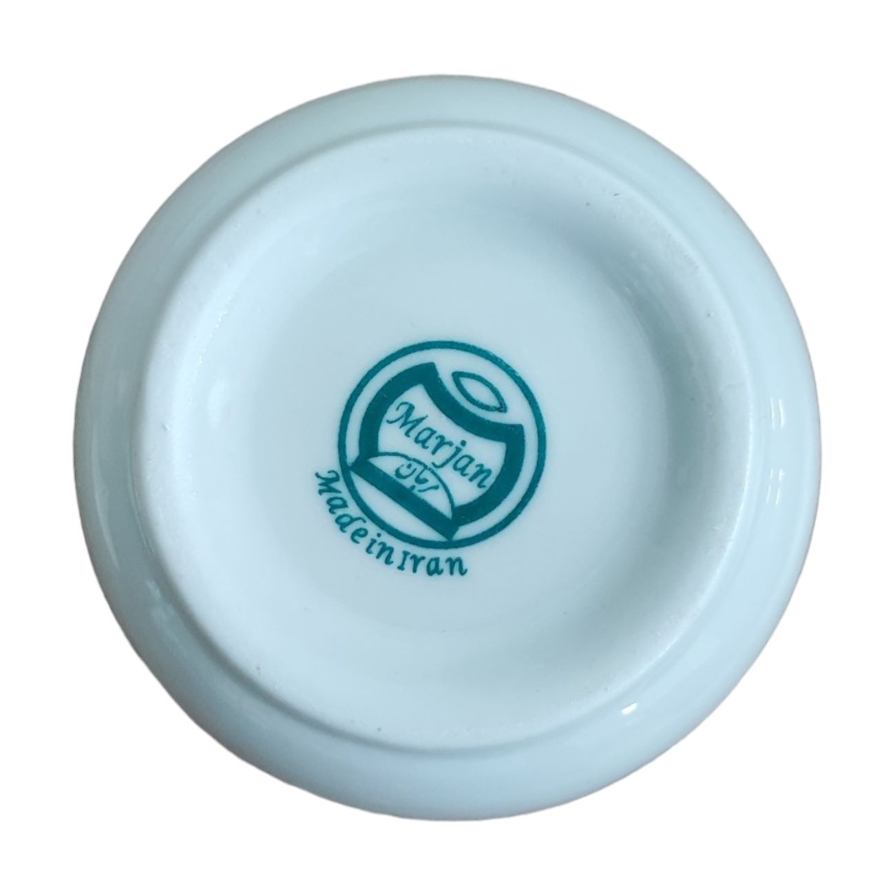 Beau bol à sucre en céramique avec motif persan Gol Sorkhi 3 pièces