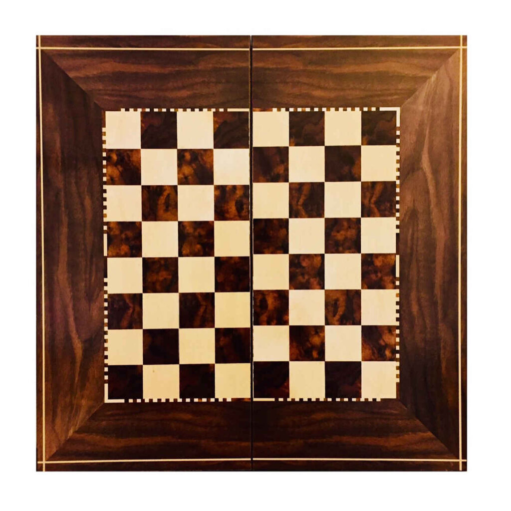 Plateau d’Échecs en Bois pour une Expérience de Jeu Luxueuse